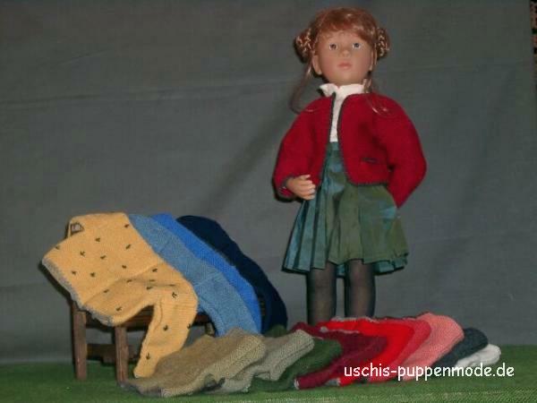 Puppenstrickjanker, eine Auswahl