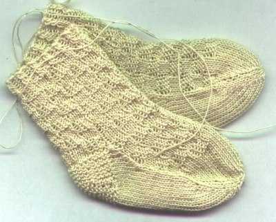 Socken beige